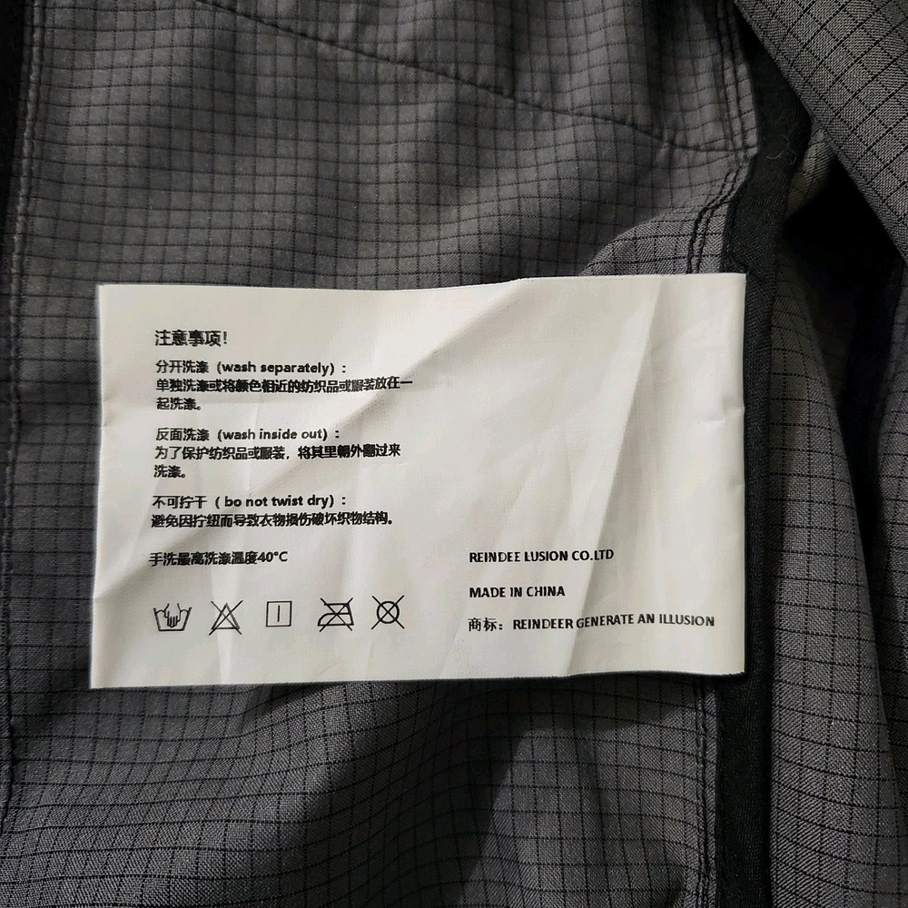 REINDEE LUSION × UNIDEN Limited Edition Jacket 84/100 Black Size Large - Picture 16 of 16